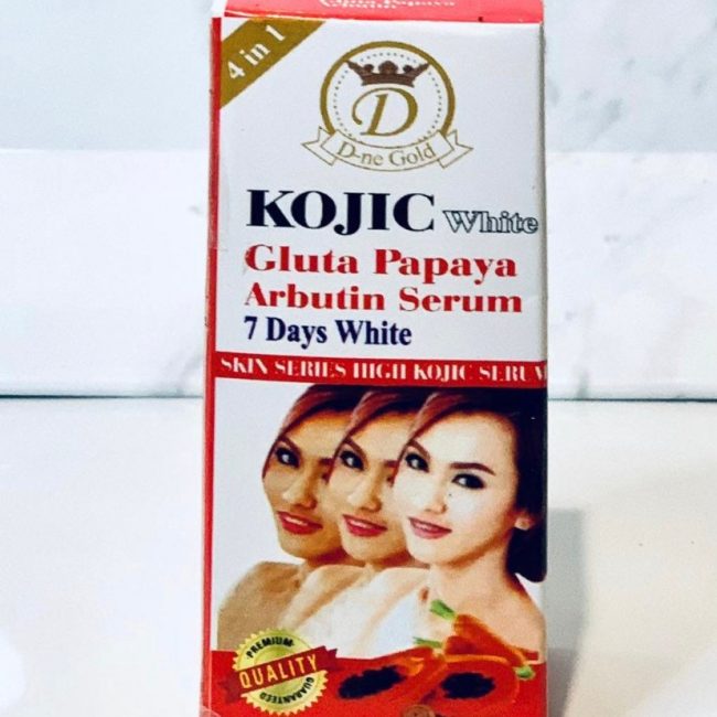 Kojic Gluta papaya Arbutin Whitening Serum 4 in 1