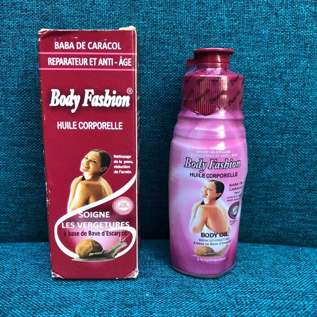 Body Fashion Body Oils with snail Slime