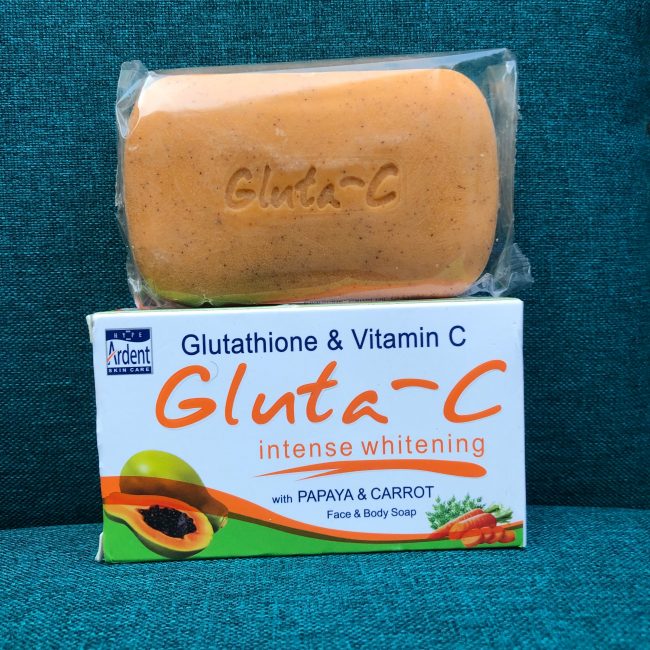 Gluta - C Intense Whitening with Papaya and Carrot face and body soap