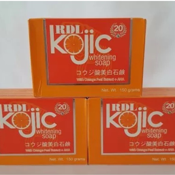 3 pcs RDL Kojic Acid Soap with Orange AHA 150g each